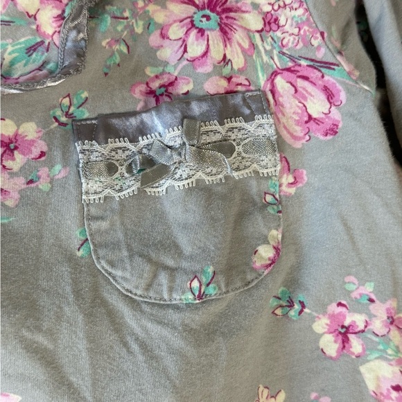 Laura Scott 100% Cotton Summer Floral 2 Pc  Pajama Set Womens Sz 2x - Picture 4 of 6